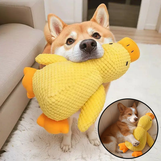 Jouet pour Chien canard a mâcher en peluche