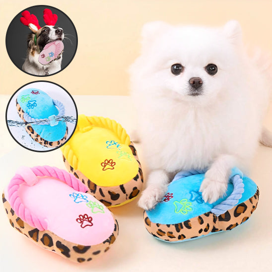 Jouet pour Chien Pantoufle en Peluche